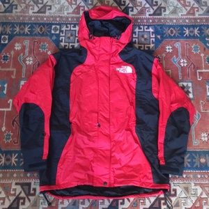 Vintage north face gore Tex jacket small red VTG